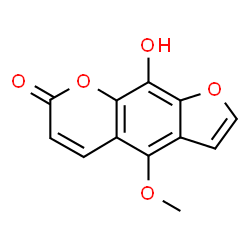 ChemSpider 2D Image | 8-hydroxybergapten | C12H8O5