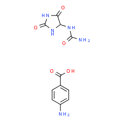 ChemSpider 2D Image | Allantoin PABA | C11H13N5O5