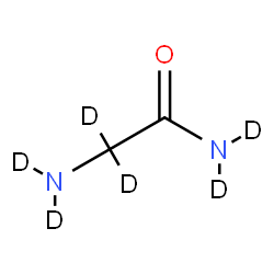 ChemSpider 2D Image | (~2~H_6_)Glycinamide | C2D6N2O