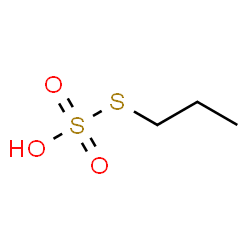 ChemSpider 2D Image | S-Propyl hydrogen sulfurothioate | C3H8O3S2
