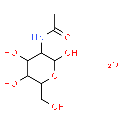 ChemSpider 2D Image | 2-Acetamido-2-deoxyhexopyranose hydrate (1:1) | C8H17NO7