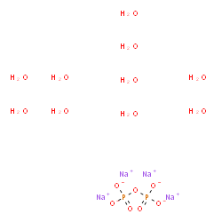 ChemSpider 2D Image | Sodium diphosphate hydrate (4:1:10) | H20Na4O17P2