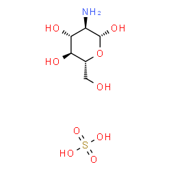 ChemSpider 2D Image | 2-Amino-2-deoxy-beta-D-glucopyranose sulfate (1:1) | C6H15NO9S