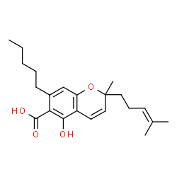 ChemSpider 2D Image | (+)-cannabichromenic acid | C22H30O4
