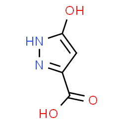 ChemSpider 2D Image | 5-Hydroxy-1H-pyrazole-3-carboxylic acid | C4H4N2O3