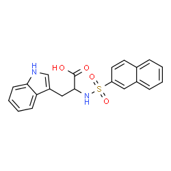 ChemSpider 2D Image | N-(2-Naphthylsulfonyl)tryptophan | C21H18N2O4S