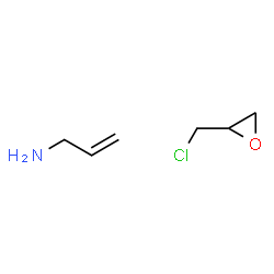 ChemSpider 2D Image | 2-Propen-1-amine - 2-(chloromethyl)oxirane (1:1) | C6H12ClNO