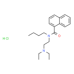ChemSpider 2D Image | BUNAFTINE HYDROCHLORIDE | C21H31ClN2O