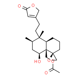 ChemSpider 2D Image | ajugarin II | C22H32O6