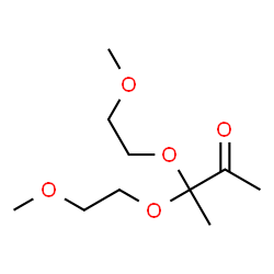 ChemSpider 2D Image | 3,3-Bis(2-methoxyethoxy)-2-butanone | C10H20O5