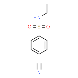 ChemSpider 2D Image | 4-Cyano-N-ethylbenzenesulfonamide | C9H10N2O2S
