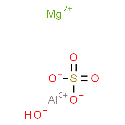 ChemSpider 2D Image | aluminum magnesium hydroxide sulfate | H4AlMgO5S