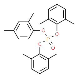ChemSpider 2D Image | Di(2,6-dimethylphenyl) 2,4-dimethylphenyl phosphate | C24H27O4P
