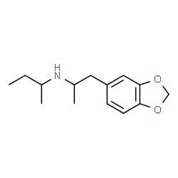 ChemSpider 2D Image | N-[1-(1,3-Benzodioxol-5-yl)-2-propanyl]-2-butanamine | C14H21NO2