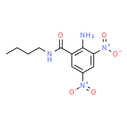 ChemSpider 2D Image | 2-Amino-N-butyl-3,5-dinitrobenzamide | C11H14N4O5