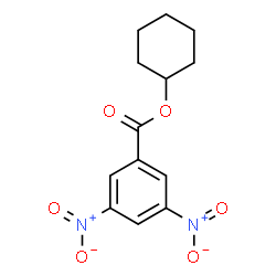 ChemSpider 2D Image | Cyclohexyl 3,5-dinitrobenzoate | C13H14N2O6