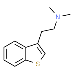 ChemSpider 2D Image | 3-(2-dimethylaminoethyl)benzo(b)thiophene | C12H15NS