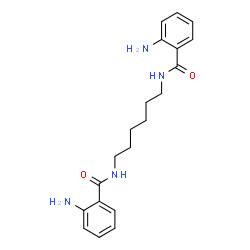ChemSpider 2D Image | 1,6-HEXANEDIYLBIS(2-AMINOBENZAMIDE) | C20H26N4O2