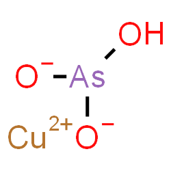 ChemSpider 2D Image | CUPRIC ARSENITE | HAsCuO3