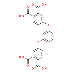 ChemSpider 2D Image | 4,4'-[1,3-Phenylenebis(oxy)]diphthalic acid | C22H14O10
