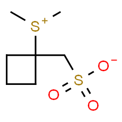 ChemSpider 2D Image | [1-(Dimethylsulfonio)cyclobutyl]methanesulfonate | C7H14O3S2