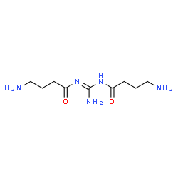 ChemSpider 2D Image | 4-Amino-N-{(E)-amino[(4-aminobutanoyl)amino]methylene}butanamide | C9H19N5O2