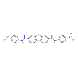 ChemSpider 2D Image | N,N'-9H-Fluorene-2,7-diylbis(4-nitrobenzamide) | C27H18N4O6