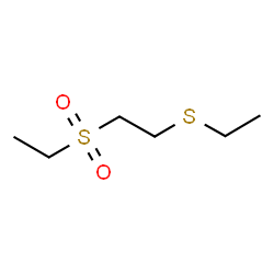 ChemSpider 2D Image | Ethyl 2-(ethylsulfanyl)ethyl sulfone | C6H14O2S2