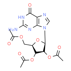 ChemSpider 2D Image | 2',3',5'-Triacetylguanosine | C16H19N5O8