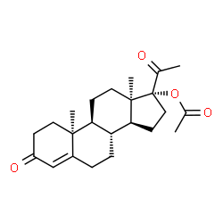 ChemSpider 2D Image | Hydroxyprogesterone acetate | C23H32O4