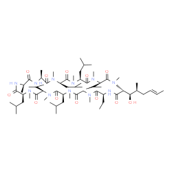 ChemSpider 2D Image | Cyclosporin H | C63H113N11O12