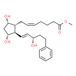 ChemSpider 2D Image | BIMATOPROST ACID METHYL ESTER | C24H34O5