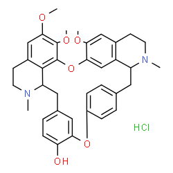 ChemSpider 2D Image | Berbamine Hydrochloride | C37H41ClN2O6