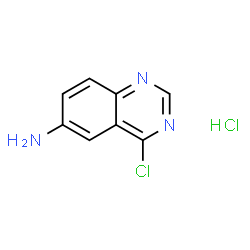ChemSpider 2D Image | 4-Chloroquinazolin-6-ylamine | C8H7Cl2N3