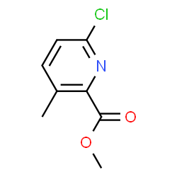 ChemSpider 2D Image | Methyl 6-chloro-3-methylpyridine-2-carboxylate | C8H8ClNO2