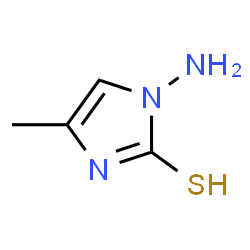 ChemSpider 2D Image | 1-Amino-4-methyl-1H-imidazole-2-thiol | C4H7N3S