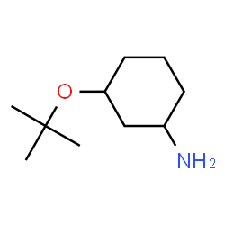 ChemSpider 2D Image | 3-[(2-Methyl-2-propanyl)oxy]cyclohexanamine | C10H21NO