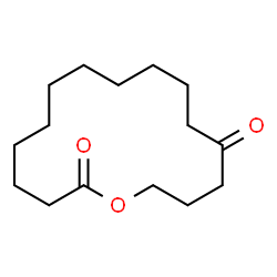 ChemSpider 2D Image | Oxacyclohexadecane-2,13-dione | C15H26O3