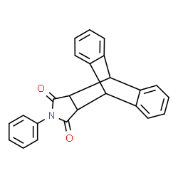 ChemSpider 2D Image | 17-Phenyl-17-azapentacyclo[6.6.5.0~2,7~.0~9,14~.0~15,19~]nonadeca-2,4,6,9,11,13-hexaene-16,18-dione | C24H17NO2