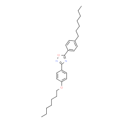 ChemSpider 2D Image | 3-[4-(Heptyloxy)phenyl]-5-(4-heptylphenyl)-1,2,4-oxadiazole | C28H38N2O2