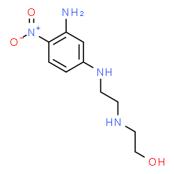 ChemSpider 2D Image | 2-[2-(3-Amino-4-nitro-phenylamino)-ethylamino]-ethanol | C10H16N4O3
