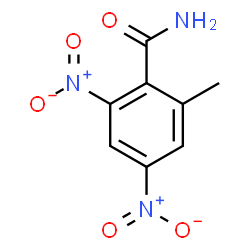 ChemSpider 2D Image | 2-Methyl-4,6-dinitrobenzamide | C8H7N3O5
