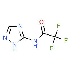 ChemSpider 2D Image | 2,2,2-Trifluoro-N-(1H-1,2,4-triazol-5-yl)acetamide | C4H3F3N4O