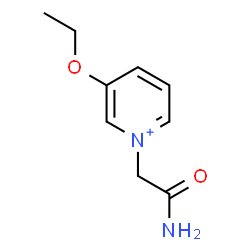 ChemSpider 2D Image | 1-(2-Amino-2-oxoethyl)-3-ethoxypyridinium | C9H13N2O2