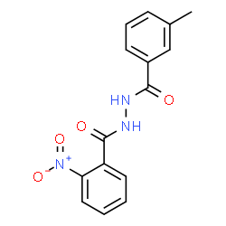 ChemSpider 2D Image | N'-(3-Methylbenzoyl)-2-nitrobenzohydrazide | C15H13N3O4