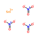 InChI=1/3NO3.Sm/c3*2-1(3)4;/q3*-1;+3