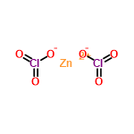 InChI=1/2ClHO3.Zn/c2*2-1(3)4;/h2*(H,2,3,4);/q;;+2/p-2