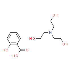 ChemSpider 2D Image | trolamine salicylate | C13H21NO6