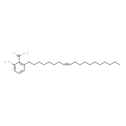 ChemSpider 2D Image | 2-Hydroxy-6-[(8Z)-8-nonadecen-1-yl]benzoic acid | C26H42O3
