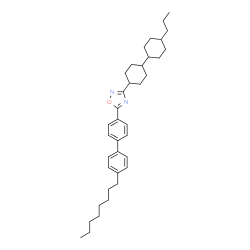 ChemSpider 2D Image | 5-(4'-Octyl-biphenyl-4-yl)-3-(4'-propyl-bicyclohexyl-4-yl)-[1,2,4]oxadiazole | C37H52N2O
